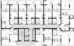 Квартира 1-комн. квартира, 29.81 м² ЖК «Лучистое» Фото 1