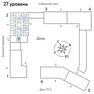 Квартира 3-комн. квартира, 58.86 м² ЖК «Сибирский сад» Фото 1 Квартира 3-комн. квартира, 58.86 м² ЖК «Сибирский сад» Фото 1