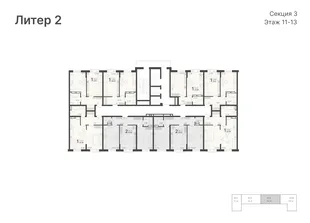 Квартира 1-комн. квартира, 37.6 м² ЖК «Светский лес» Фото 1