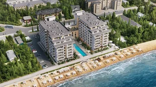Квартира 1-комн. квартира, 33 м² Апарт-отель «Cosmos Smart Евпатория» Фото 7 Квартира 1-комн. квартира, 33 м² Апарт-отель «Cosmos Smart Евпатория» Фото 7
