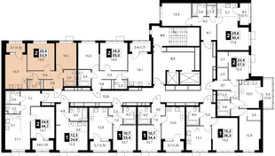 Квартира 2-комн. квартира, 53.9 м² ЖК «1-й Ясеневский» Фото 1 Квартира 2-комн. квартира, 53.9 м² ЖК «1-й Ясеневский» Фото 1
