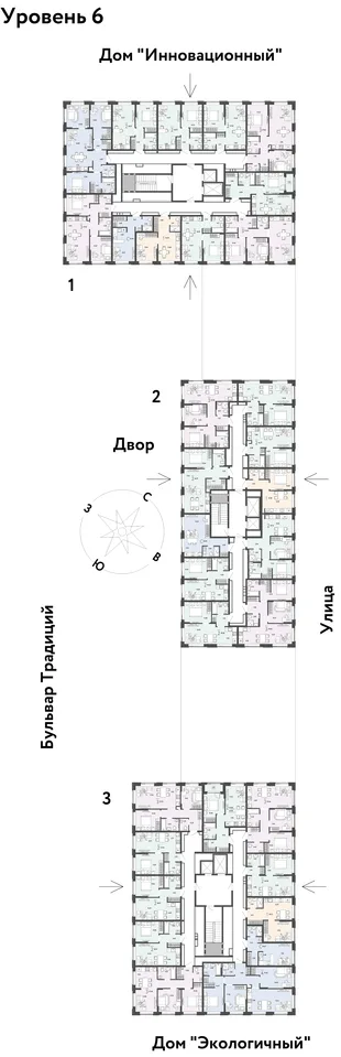 Квартира Студия, 24.78 м² ЖК «Микрорайон Домашний» Фото 1 Квартира Студия, 24.78 м² ЖК «Микрорайон Домашний» Фото 1