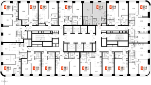 Квартира 2-комн. квартира, 57.3 м² ЖК «Amber Сity» Фото 2 Квартира 2-комн. квартира, 57.3 м² ЖК «Amber Сity» Фото 2