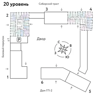 Квартира 2-комн. квартира, 36.5 м² ЖК «Сибирский сад» Фото 1 Квартира 2-комн. квартира, 36.5 м² ЖК «Сибирский сад» Фото 1