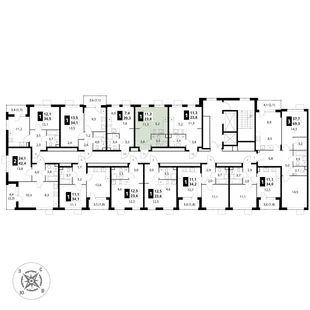 Квартира Студия, 23.8 м² ЖК «1-й Шереметьевский» Фото 1 Квартира Студия, 23.8 м² ЖК «1-й Шереметьевский» Фото 1