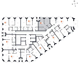 Квартира 1-комн. квартира, 41.4 м² ЖК «Фордевинд» Фото 2 Квартира 1-комн. квартира, 41.4 м² ЖК «Фордевинд» Фото 2