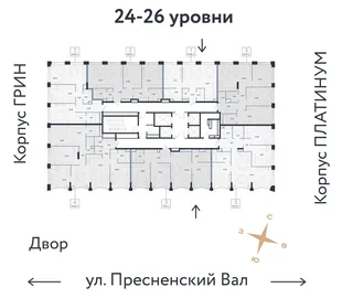 Квартира 2-комн. квартира, 68.33 м² ЖК «Репаблик» Фото 1