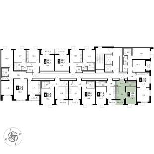 Квартира Студия, 27.5 м² ЖК «1-й Южный» Фото 2