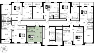 Квартира Студия, 26.5 м² ЖК «1-й Южный» Фото 2