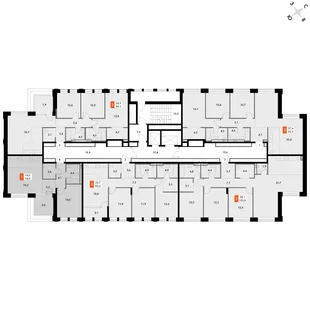 Квартира 2-комн. квартира, 54.8 м² ЖК «Философия» Фото 2