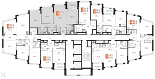 Квартира 3-комн. квартира, 85.5 м² ЖК «Rotterdam» Фото 2 Квартира 3-комн. квартира, 85.5 м² ЖК «Rotterdam» Фото 2