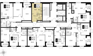 Квартира Студия, 19.9 м² ЖК «1-й Измайловский» Фото 2