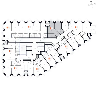 Квартира 1-комн. квартира, 42.1 м² ЖК «Фордевинд» Фото 2 Квартира 1-комн. квартира, 42.1 м² ЖК «Фордевинд» Фото 2