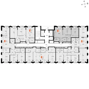 Квартира 2-комн. квартира, 66.5 м² ЖК «Фордевинд» Фото 2 Квартира 2-комн. квартира, 66.5 м² ЖК «Фордевинд» Фото 2