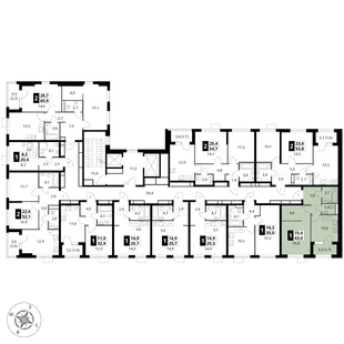 Квартира 1-комн. квартира, 43 м² ЖК «1-й Ясеневский» Фото 1 Квартира 1-комн. квартира, 43 м² ЖК «1-й Ясеневский» Фото 1