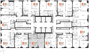 Квартира 2-комн. квартира, 49.7 м² ЖК «Sydney City» Фото 2