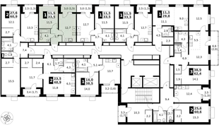 Квартира 1-комн. квартира, 33.5 м² ЖК «1-й Ясеневский» Фото 2 Квартира 1-комн. квартира, 33.5 м² ЖК «1-й Ясеневский» Фото 2
