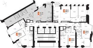 Квартира 3-комн. квартира, 98 м² ЖК «Архитектор» Фото 2 Квартира 3-комн. квартира, 98 м² ЖК «Архитектор» Фото 2
