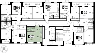 Квартира Студия, 26.3 м² ЖК «1-й Южный» Фото 2 Квартира Студия, 26.3 м² ЖК «1-й Южный» Фото 2