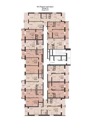 Квартира Студия, 30.98 м² ЖК «Родные просторы» Фото 1 Квартира Студия, 30.98 м² ЖК «Родные просторы» Фото 1