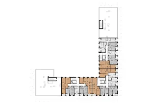 Квартира 2-комн. квартира, 41.2 м² ЖК «Васильевский остров» Фото 1