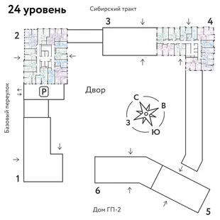 Квартира 3-комн. квартира, 58.86 м² ЖК «Сибирский сад» Фото 1 Квартира 3-комн. квартира, 58.86 м² ЖК «Сибирский сад» Фото 1
