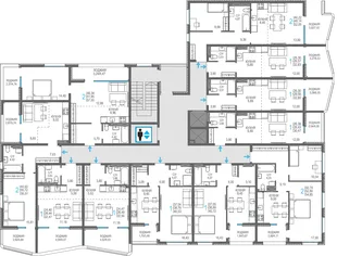 Квартира 2-комн. квартира, 52.05 м² ЖК «Розовое озеро» Фото 1