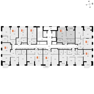 Квартира 2-комн. квартира, 49.6 м² ЖК «Фордевинд» Фото 2 Квартира 2-комн. квартира, 49.6 м² ЖК «Фордевинд» Фото 2