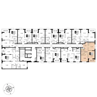 Квартира 2-комн. квартира, 50.4 м² ЖК «1-й Химкинский» Фото 2 Квартира 2-комн. квартира, 50.4 м² ЖК «1-й Химкинский» Фото 2