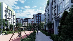 Квартира 1-комн. квартира, 38.95 м² ЖК «Город природы» Фото 9 Квартира 1-комн. квартира, 38.95 м² ЖК «Город природы» Фото 9