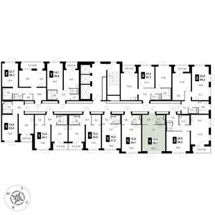 Квартира Студия, 28.3 м² ЖК «1-й Донской» Фото 2