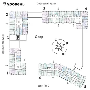 Квартира 2-комн. квартира, 41.55 м² ЖК «Сибирский сад» Фото 1 Квартира 2-комн. квартира, 41.55 м² ЖК «Сибирский сад» Фото 1