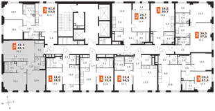 Квартира 3-комн. квартира, 65.5 м² ЖК «Sydney City» Фото 2 Квартира 3-комн. квартира, 65.5 м² ЖК «Sydney City» Фото 2