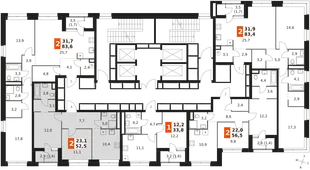 Квартира 2-комн. квартира, 52.5 м² ЖК «Sky Garden» Фото 2 Квартира 2-комн. квартира, 52.5 м² ЖК «Sky Garden» Фото 2