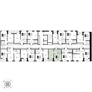 Квартира 1-комн. квартира, 33.6 м² ЖК «1-й Шереметьевский» Фото 2 Квартира 1-комн. квартира, 33.6 м² ЖК «1-й Шереметьевский» Фото 2