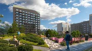 Квартира Студия, 36.01 м² ЖК «Живописный сад» Фото 12 Квартира Студия, 36.01 м² ЖК «Живописный сад» Фото 12