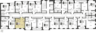 Квартира Студия, 25.4 м² ЖК «1-й Химкинский» Фото 2
