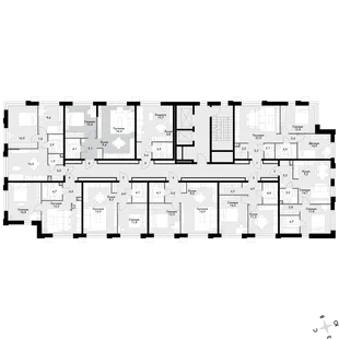Квартира 2-комн. квартира, 49.2 м² ЖК «Флагман» Фото 2