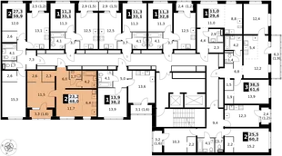 Квартира 2-комн. квартира, 48 м² ЖК «1-й Ясеневский» Фото 2 Квартира 2-комн. квартира, 48 м² ЖК «1-й Ясеневский» Фото 2