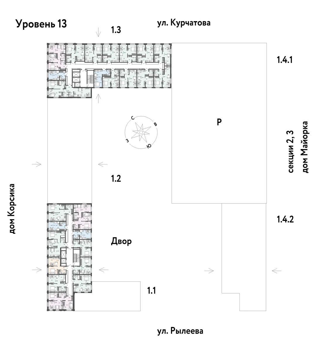 Квартира 2-комн. квартира, 36.81 м² ЖК «Остров-сад» Фото 1