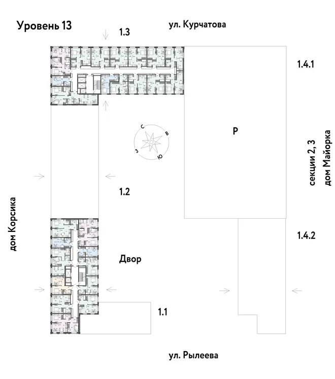 Квартира 2-комн. квартира, 36.81 м² ЖК «Остров-сад» Фото 1 Квартира 2-комн. квартира, 36.81 м² ЖК «Остров-сад» Фото 1