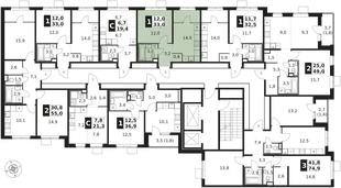 Квартира 1-комн. квартира, 33 м² ЖК «1-й Химкинский» Фото 2