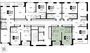 Квартира 1-комн. квартира, 38.1 м² ЖК «1-й Южный» Фото 2 Квартира 1-комн. квартира, 38.1 м² ЖК «1-й Южный» Фото 2