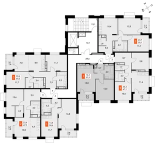 Квартира 1-комн. квартира, 38 м² ЖК «ФоРест» Фото 2 Квартира 1-комн. квартира, 38 м² ЖК «ФоРест» Фото 2