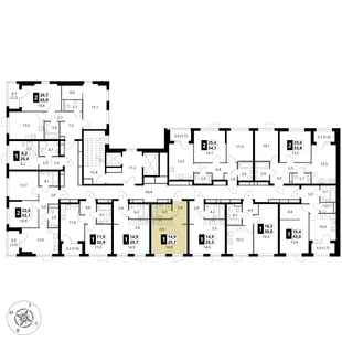 Квартира Студия, 25.7 м² ЖК «1-й Ясеневский» Фото 1 Квартира Студия, 25.7 м² ЖК «1-й Ясеневский» Фото 1