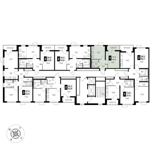 Квартира 1-комн. квартира, 34 м² ЖК «Южная Битца» Фото 1 Квартира 1-комн. квартира, 34 м² ЖК «Южная Битца» Фото 1