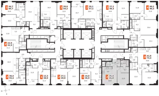 Квартира 2-комн. квартира, 45 м² ЖК «Sydney City» Фото 2 Квартира 2-комн. квартира, 45 м² ЖК «Sydney City» Фото 2