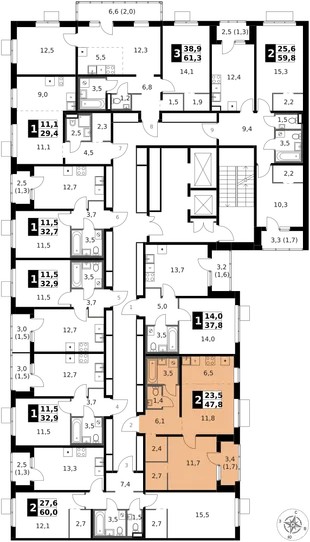 Квартира 2-комн. квартира, 48.9 м² ЖК «1-й Ясеневский» Фото 2 Квартира 2-комн. квартира, 48.9 м² ЖК «1-й Ясеневский» Фото 2