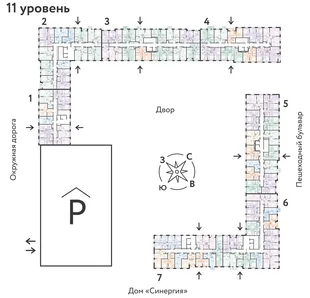 Квартира 2-комн. квартира, 36.92 м² ЖК «Юнион» Фото 1 Квартира 2-комн. квартира, 36.92 м² ЖК «Юнион» Фото 1
