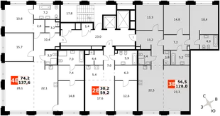 Квартира 3-комн. квартира, 128 м² ЖК «Sydney Prime» Фото 2 Квартира 3-комн. квартира, 128 м² ЖК «Sydney Prime» Фото 2